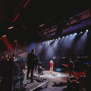 Tanya Tucker and her band gave an excellent final performance on the Flint Hill Stage Sunday Night. Photo by Cora Wagoner.