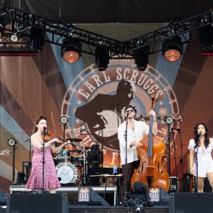 Twisted Pine returned to ESMF for the second year in a row, performing several times. Photo by Cora Wagoner.