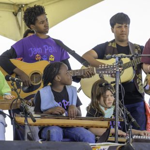 JamPak Blues 'N' Grass Neighborhood Band is all about getting kids into bluegrass, blues, old-time, and more.